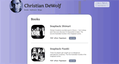 Desktop Screenshot of christiandewolf.com